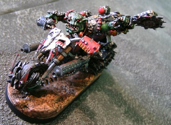 Biker Boss, Forgeworld. Forge World, Goff, Orks, Ouze